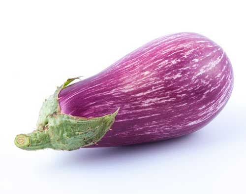 Berenjena Rayada (Blanca)
